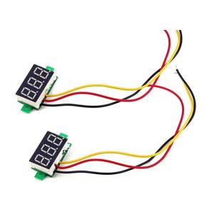 3 Wire 0.28" Smart Lighting System DC 0-100V Digital Voltage Meter High Accuracy