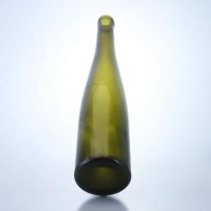 China 500ml 700ml Flint Glass Bottle in Antique Green Color for Wine or Champagne Packaging factory
