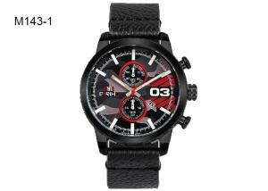 China BARIHO Men's Quartz Watch Four Color Options Leather Band Wrist Watch M143 on sale