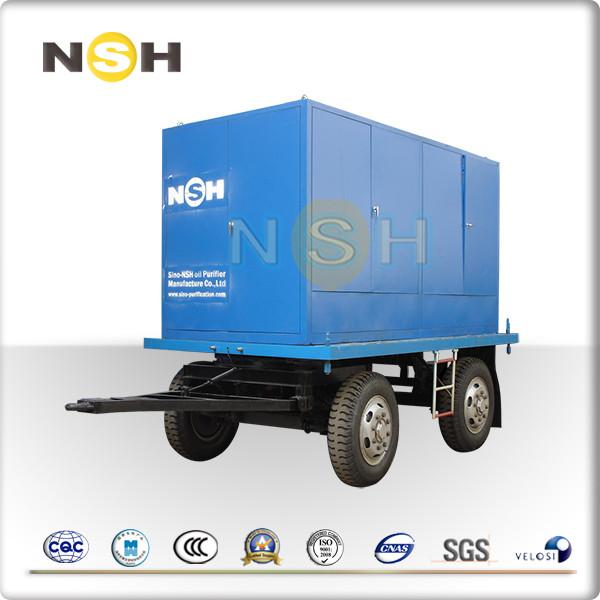 China Water Gas Transformer Oil Purification Plant Trailer Mounted Double Axle Cargo factory