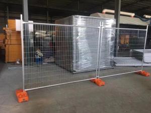 China Secure Reusable Plastic Feet Movable Temporary Fence For Construction Sites on sale