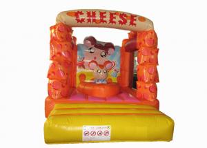 China Lovely Kids Inflatable Bounce House / Mini Size Inflatable Cheese bouncer factory
