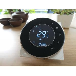 China Round Fan Coil Unit Thermostat With Modbus Control 2 Pipe 4 Pipe Cooling / Heating factory