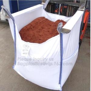 China 100% pp woven used bag 1 ton jumbo bag for sand,100% virgin resin polypropylene big bag / FIBC pp woven 1 ton jumbo bulk on sale
