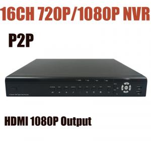 China 1080P 720P Recording 16CH CCTV NVR for IP Camera Onvif P2P Cloud Support 2*4TB HDD Onvif H.264 Network Video Recorder factory