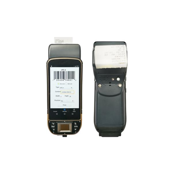 Industrial wireless Mobile Phone PDA Handheld with Fingerprint NFC Scanner