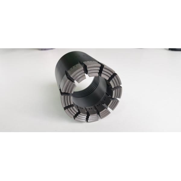 Aq Bq Nq Hq Pq Impregnated Diamond Drill Core Bit For Geological Survey Or