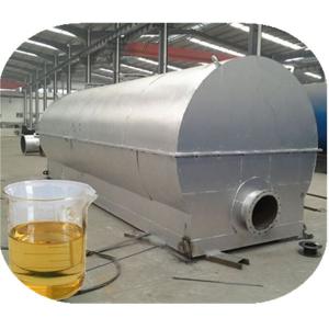 China 10 tons crude oil refining machine oil sludge refinery plant for sale factory