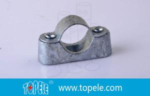 China BS31 / BS4568 Conduit Fittings 20mm Malleable Iron Heavy Duty Distance Saddle With Base factory