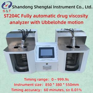16GB Storage Fully Automatic Drug Viscosity Analyzer With Ubbelohde Motion Range