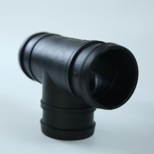 China Black Irrigation Pipe Tee 25mm 1 2 Irrigation Tee With UV Resistant on sale