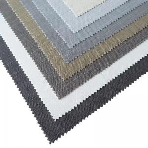 China Outdoor 100% Polyester Fabric For Blinds Shades Blackout Roller Blinds Fabric factory