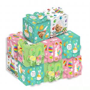 China Handmade Cartoon Easter Egg Box , Paperboard Easter Chocolate Hampers on sale