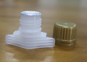 China Seal Liner Plastic Pour Spout Caps Closure With Aluminum Sealing Foil factory
