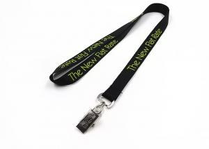 China Exhibition Use Imprinted Nylon Lanyards Pantone Color For ID Card Holder factory
