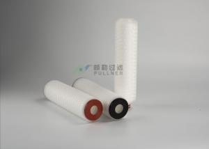 China PES Pleated Membrane 2 Micron Water Filter Cartridges Pharmaceutics 0.1um 0.22um 0.45um on sale