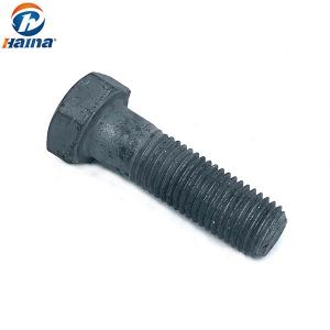 China 8.8/10.9 Grade Steel Hex Bolt For Foundation Construction , Galvanized Hex Bolts factory