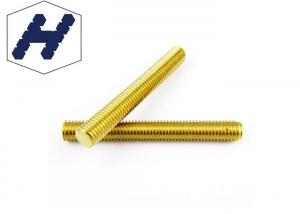 China M2-M30 Copper Threaded Rod Studs Alloy Steel With Nut And Washer factory