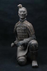 China Terra Cotta Warriors statue as Hotel mall decoration by fiferglass material customize size on sale