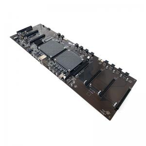 China Intel® X79 Dual Xeon E5 CPU Cryptocurrency Miner Mainboard 9 PCIE 16X 60mm Spacing factory