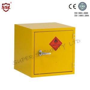 China Mini Stainless Steel Hazardous Storage Cabinet Single Door with 1 Shelf Bench Top Cabinet factory