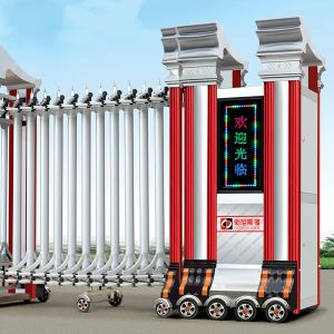 Buy cheap Stainless Steel Electric Retractable Door For Shopping Center from wholesalers