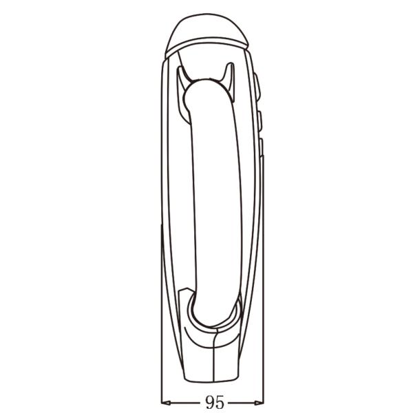 CE Microswitch EPT REMA Tiller Head With Release Lever