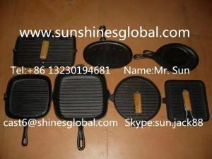 China Cast Iron Frying Pan/Cast Iron Skillet &Grill Pan/Cast Iron Camp Oven factory
