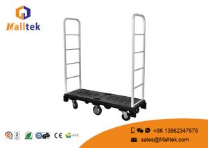 China Metal Warehouse Storage Cart U Boat Style Six Wheel Balance Trolly factory