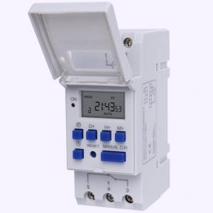 China Electrical Lead Rail ABS Digital Timer Switch 220V 30A 36*66*82mm factory