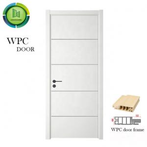 China Solid Core Israel WPC Painting Interior Front Door Wooden Timber factory