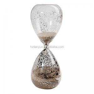 China Blown Glass Hourglass Timer Decorative Sand Clock Timer factory