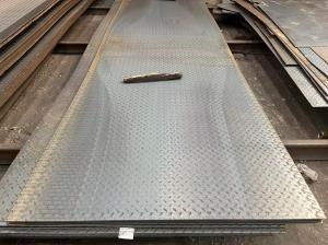 China STM A285 JIS G4051 EN10025 Carbon Steel Sheet Chequered 20mm 8mm 50mm Thick factory