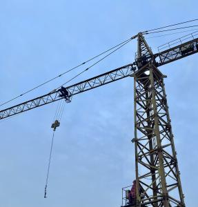 China Green Miniature Tower Crane  10T Widely Used in Building on sale