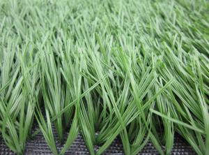 Green Football Artificial Grass For Soccer Court With PE Monofilament Yarn