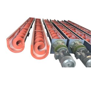 China Q235B Material Aluminum Powder Helical Screw Conveyor 45 Ton Capacity on sale