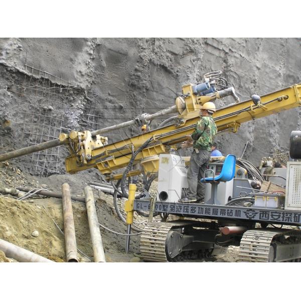 Full Hydro Multifunction 58kN Construction Drilling Rig