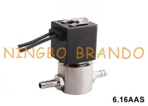 China 6.5mm Hose Barb Anti Corrosion Isolation Solenoid Valve For Chemical Acid Alkali factory