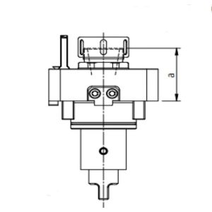 Cnc Lathe Bmt65 Driven Tool Holders Lathe Live Tooling Holders For Machinery