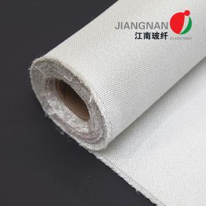 China Satin Weave Stainless Steel Wire Inserted Fiberglass Woven Fabric Used For Fire Curtain Raw Material factory