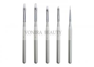 China 5pcs Flat Top Painting Professional Nail Art Brushes 3D Design Pattern Drawing Pen factory