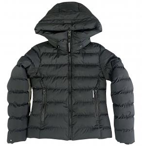 China Warm Down Waterproof Padded Coat Outdoor Wear Hoodie Zipper Jackets F420 Pc15 factory