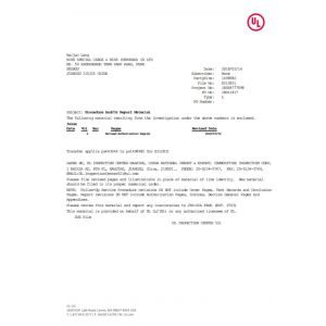 Shanghai Echu Wire & Cable Co.,Ltd Certifications