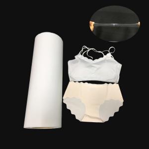 China Elastic Glue Hot Melt Film 150cm Adhesive Polyurethane Film For Panties / Underwear / Bra factory