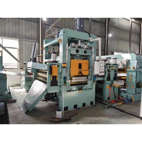 High Precision Automatic Rotary Shear Cut To Length Line 0.3-3 X 1250