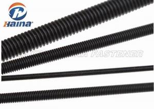 China Finished  carbon steel All Bar Grade 5 Grade 8 Fully Black Threaded Rod factory