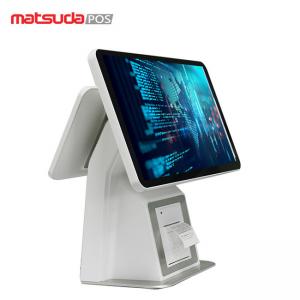 China 15.6 Inch Fashion Windows Desktop Dual Touch Screen EPOS POS Terminal on sale