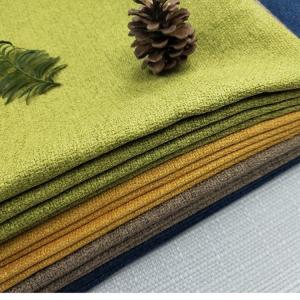 China Plain Dyed Home Textile Linen Sofa Fabric 100% Polyester on sale