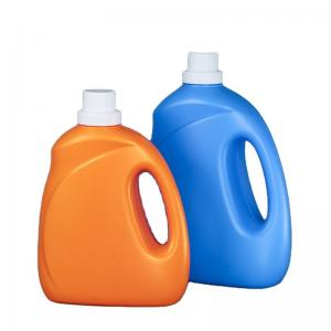 China HDPE Liquid Detergent Plastic Bottle Laundry Detergent Bottle With Plastic Cap factory
