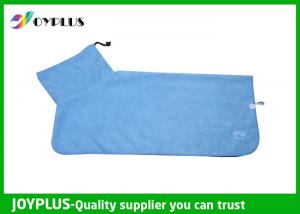 China Easy Wash Dog Towelling Robes / Dog Towel Wrap Fashionable Without Detergent on sale